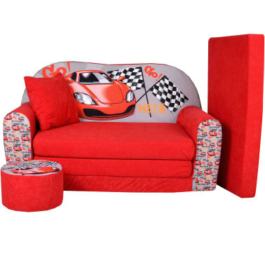 Sofa kanapa dla dzieci rozkładana  Racing Car