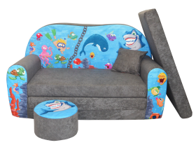 Sofa kanapa dla dzieci rozkładana Ocean II