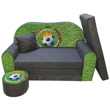 Sofa kanapa dla dzieci rozkładana King of Football